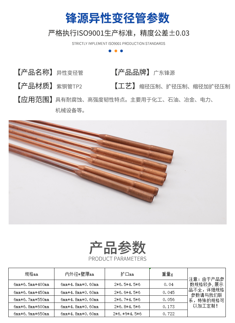 異性變徑管